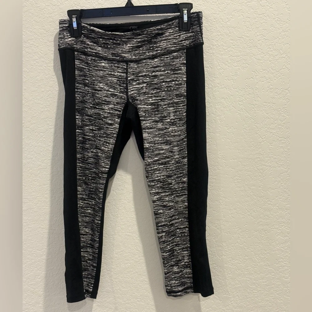 CAbi‎ Black and Gray Capris Versatile and Stylish